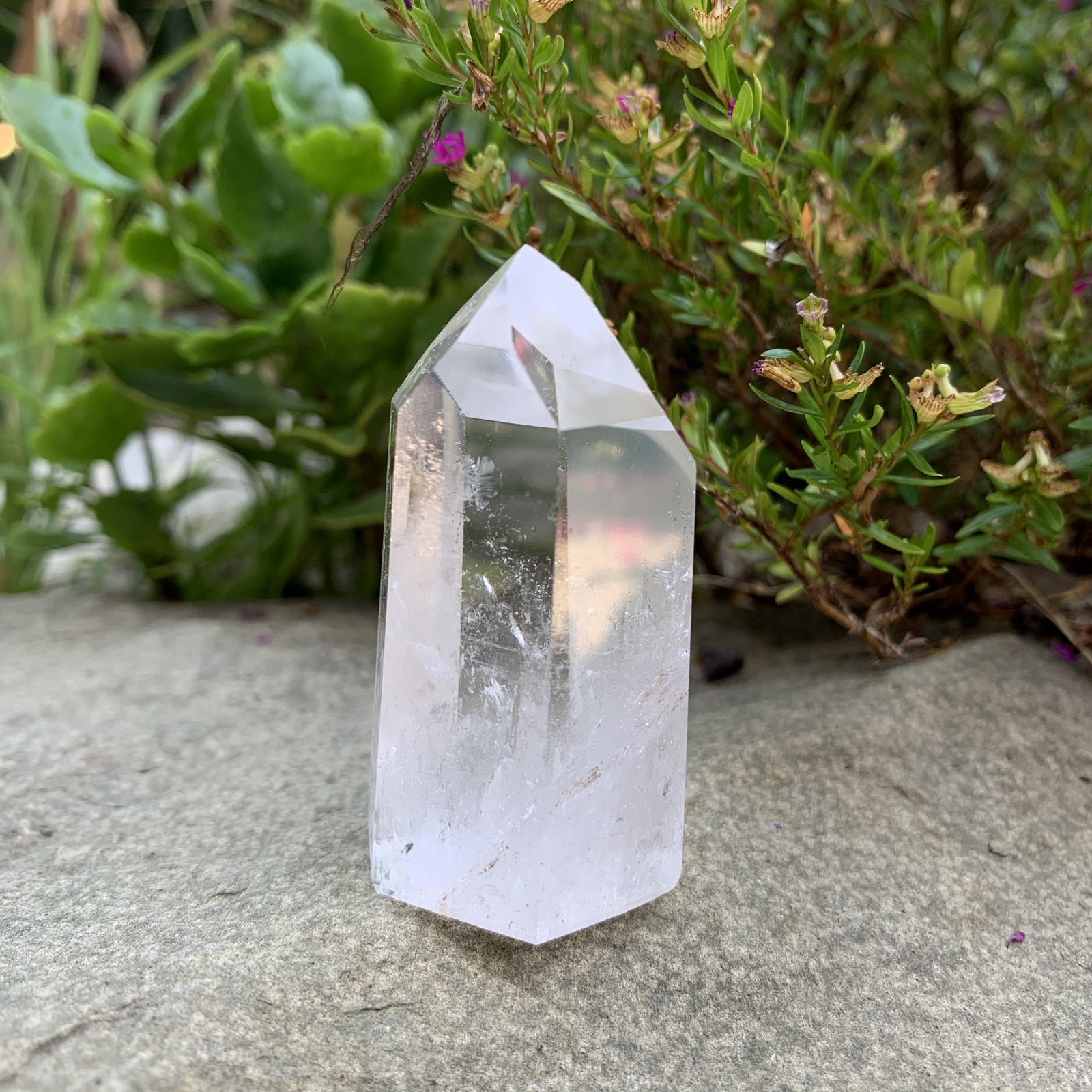 Clear quartz point