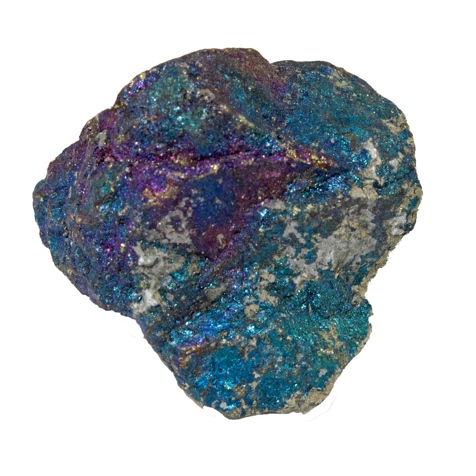 Peacock Ore tumble stone - purple blue green