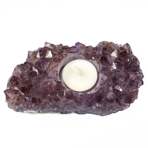 Amethyst Crystal Candleholder - Sparkle Rock Pop