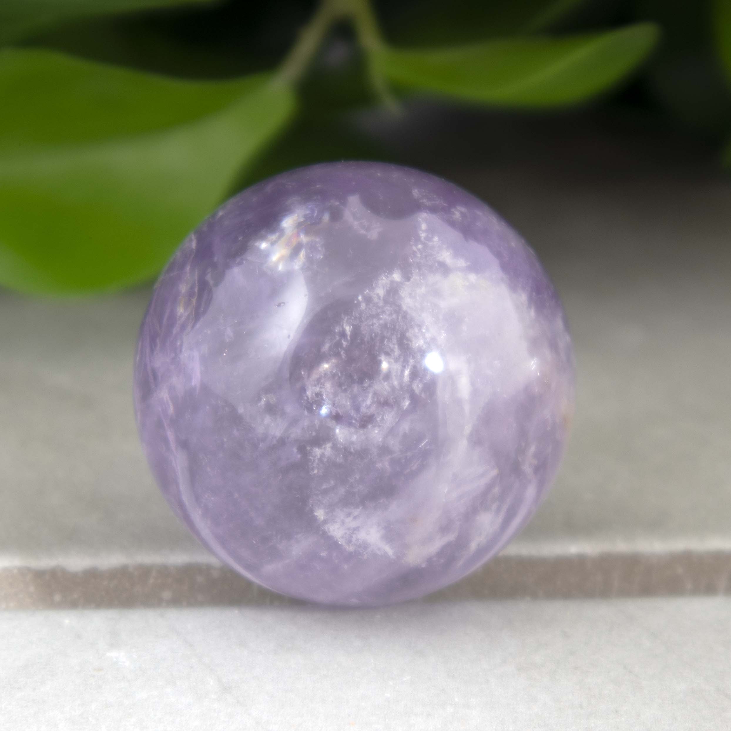 Amethyst Crystal Sphere - Sparkle Rock Pop