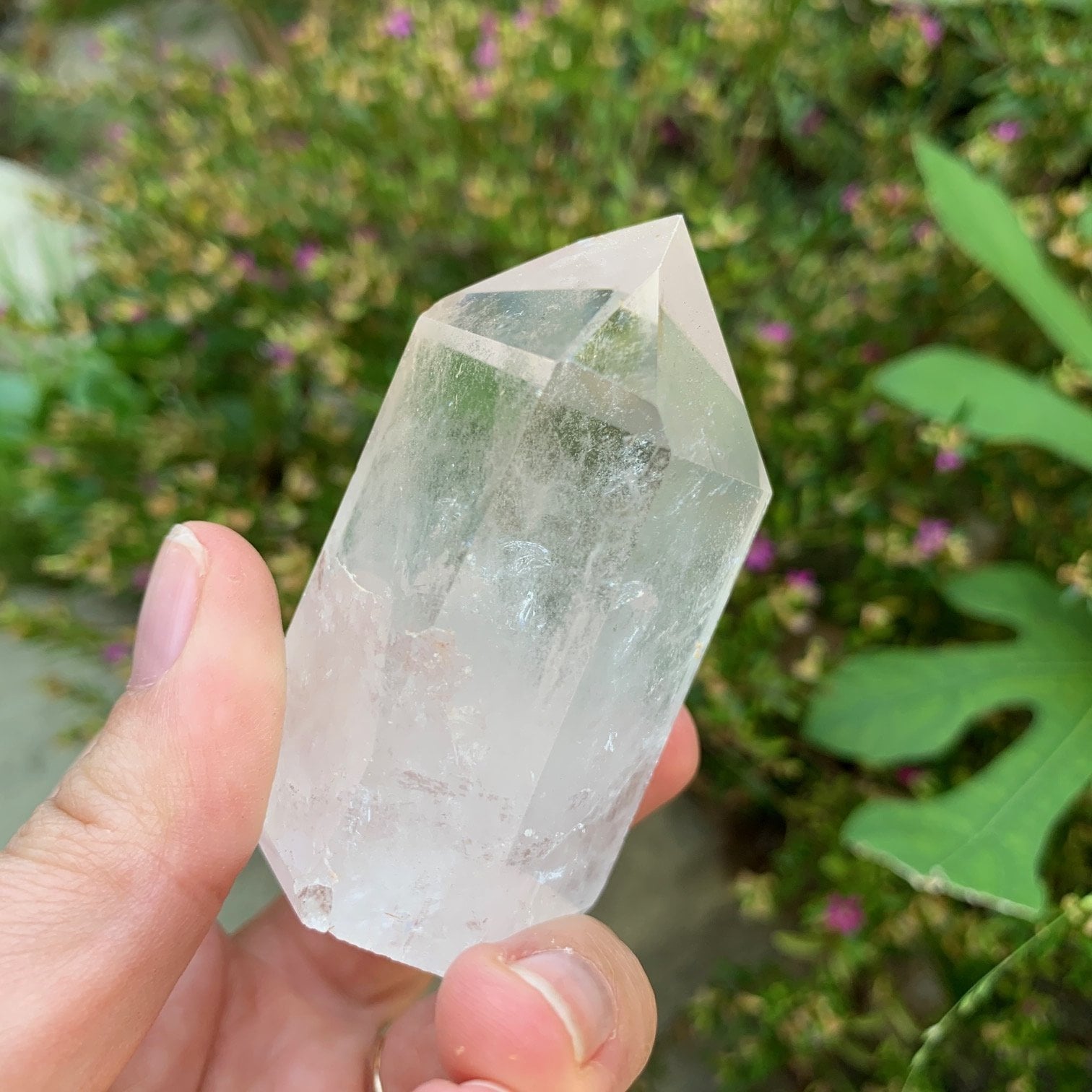 Quartz Point - 3" high - Sparkle Rock Pop