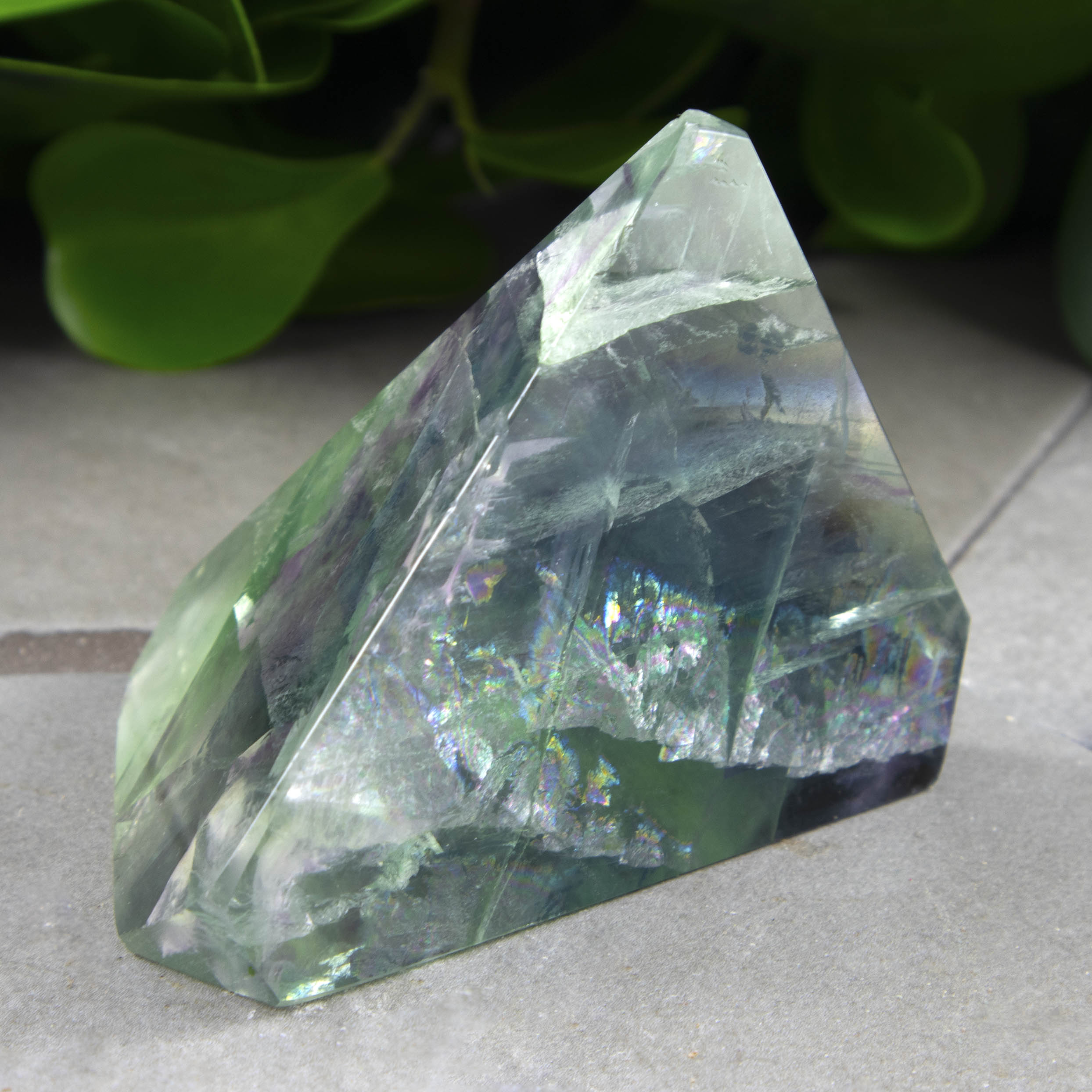 Rainbow Fluorite Crystal - Sparkle Rock Pop