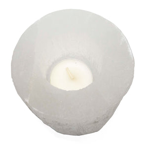 Selenite Tall Candleholder - Sparkle Rock Pop