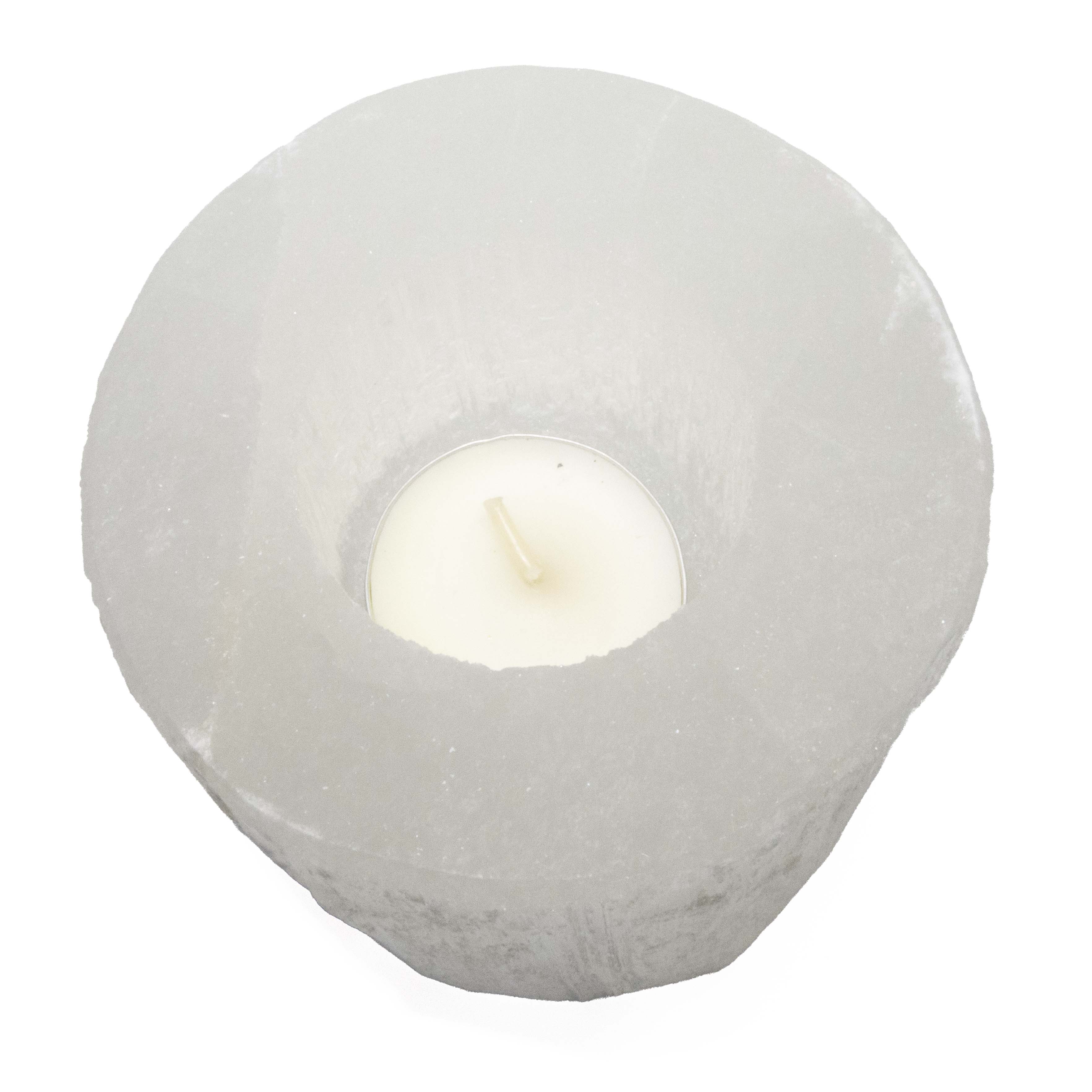 Selenite Tall Candleholder - Sparkle Rock Pop