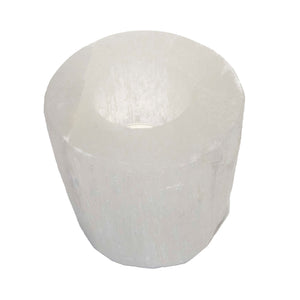 Selenite Tall Candleholder - Sparkle Rock Pop