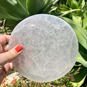 Selenite Circle Charging Pad - Sparkle Rock Pop