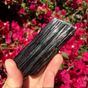 Black Tourmaline - longer piece - Sparkle Rock Pop