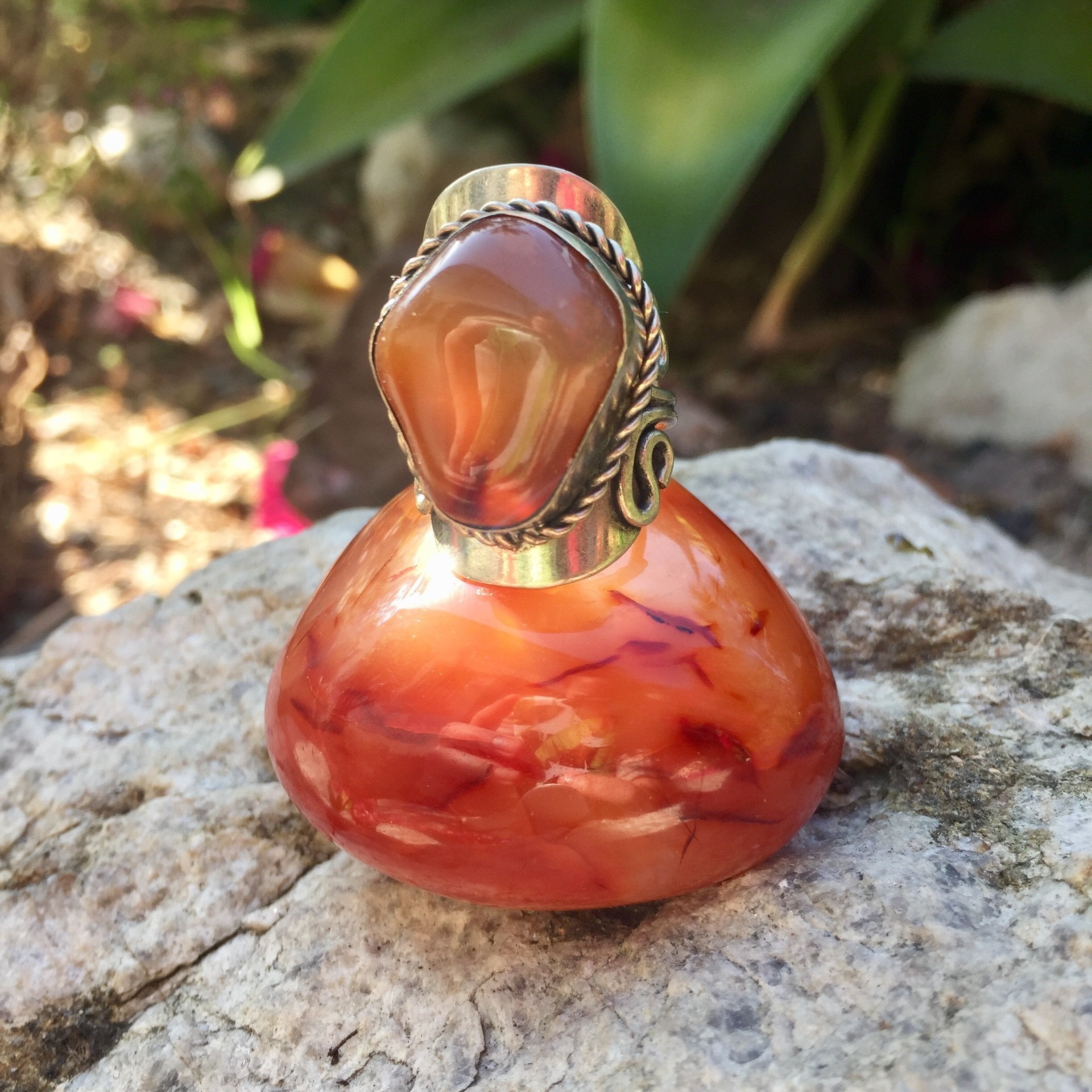 Carnelian Crystal Ring - Sparkle Rock Pop