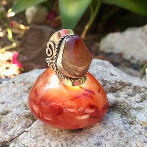 Carnelian Crystal Ring - Sparkle Rock Pop