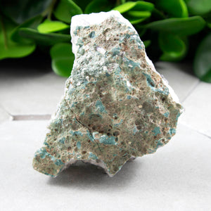 Cobalt Blue Aura Amethyst Crystal Cluster - Sparkle Rock Pop