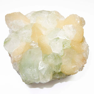 Green Apophyllite with Stilbite - Sparkle Rock Pop