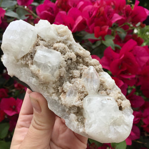 White Apophyllite Cluster - Sparkle Rock Pop