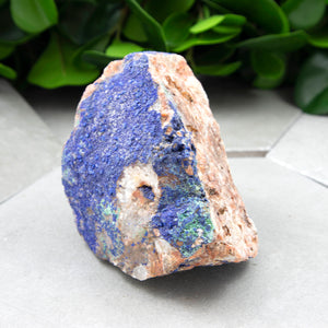 Azurite Druze - Raw Stone - Sparkle Rock Pop