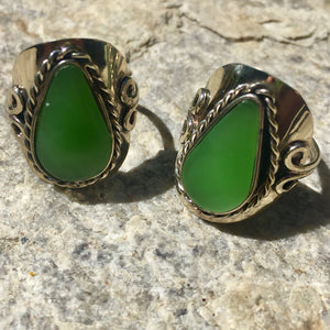 Peruvian Jade Ring - Sparkle Rock Pop