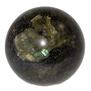 Labradorite Crystal Sphere - Sparkle Rock Pop