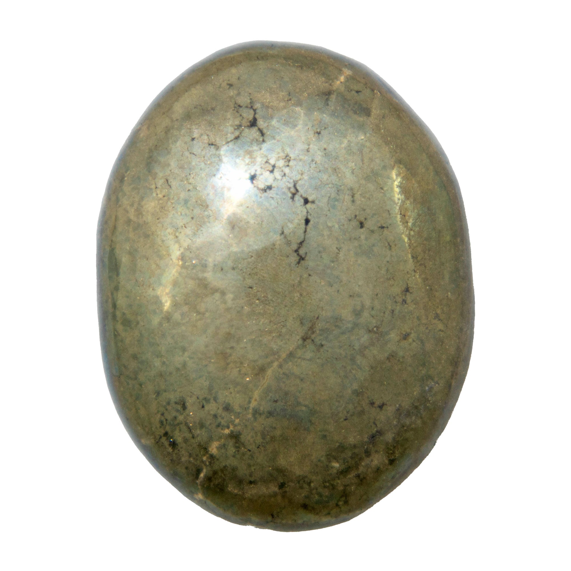 Pyrite Worry Stone - Sparkle Rock Pop