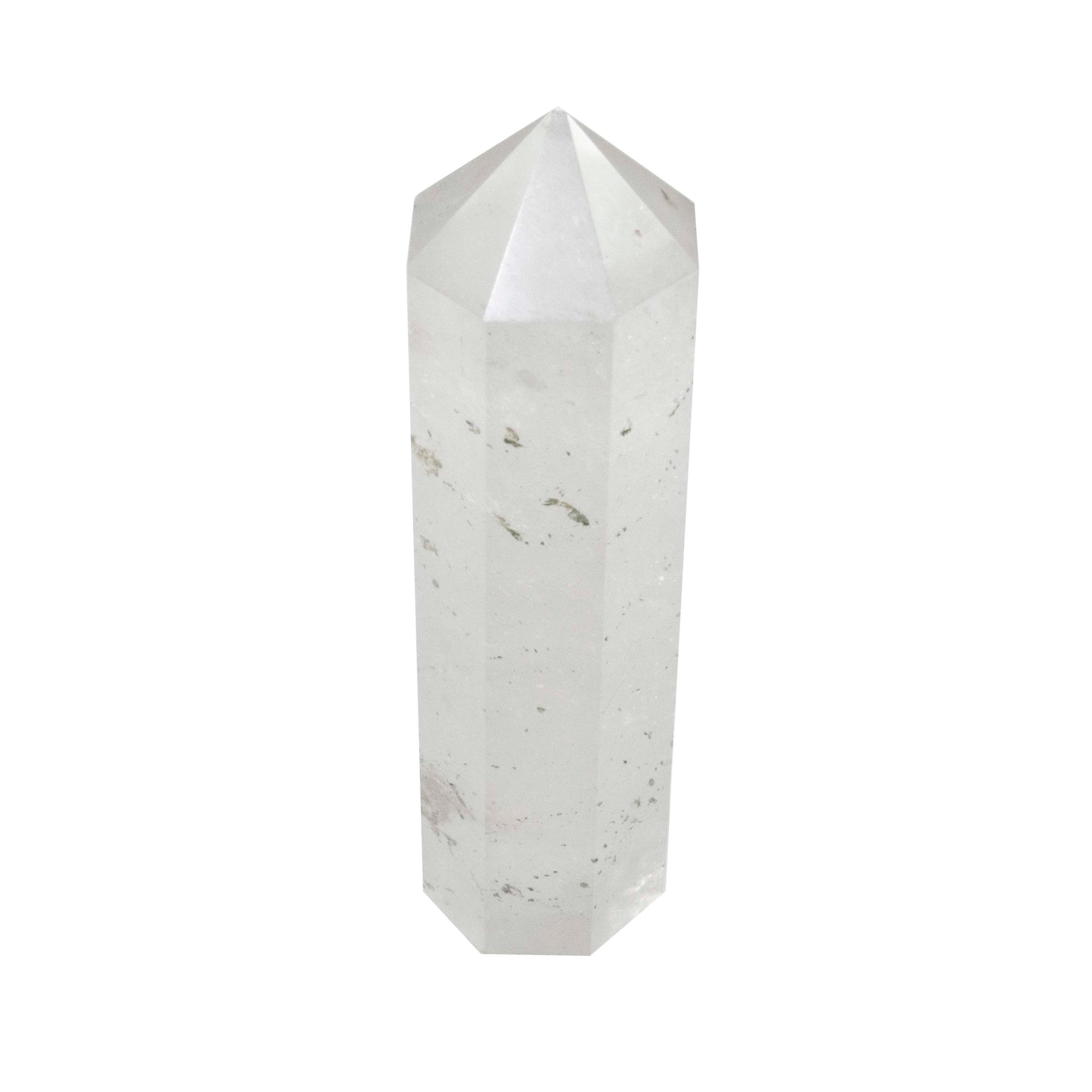 Clear Quartz Obelisk - 8-sided - Sparkle Rock Pop