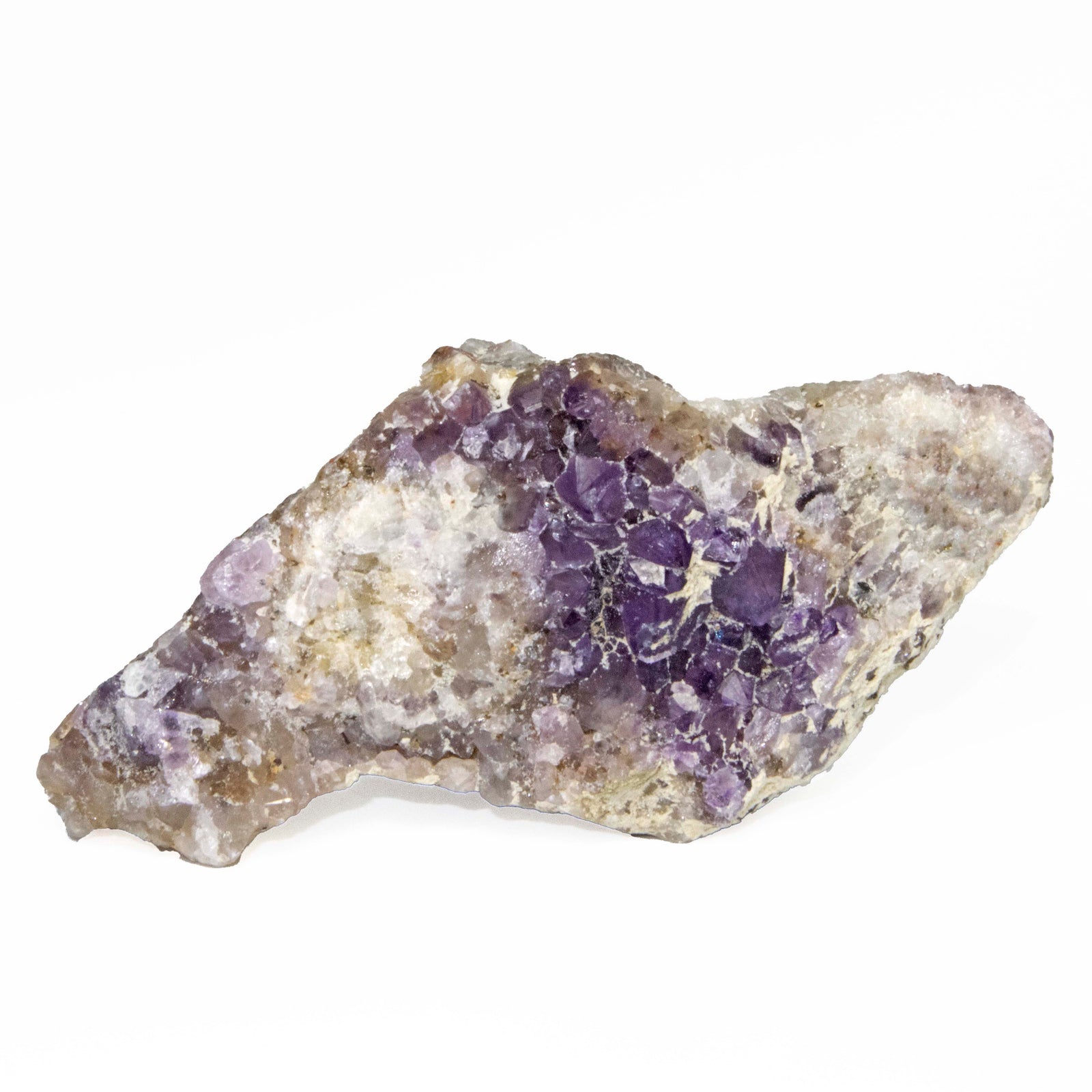 Chevron Raw Amethyst Cluster - Sparkle Rock Pop
