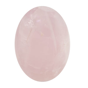 Rose Quartz - Large Oval Polished Stone - Sparkle Rock Pop