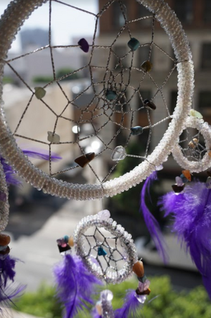 Beaded Dreamcatcher - Sparkle Rock Pop