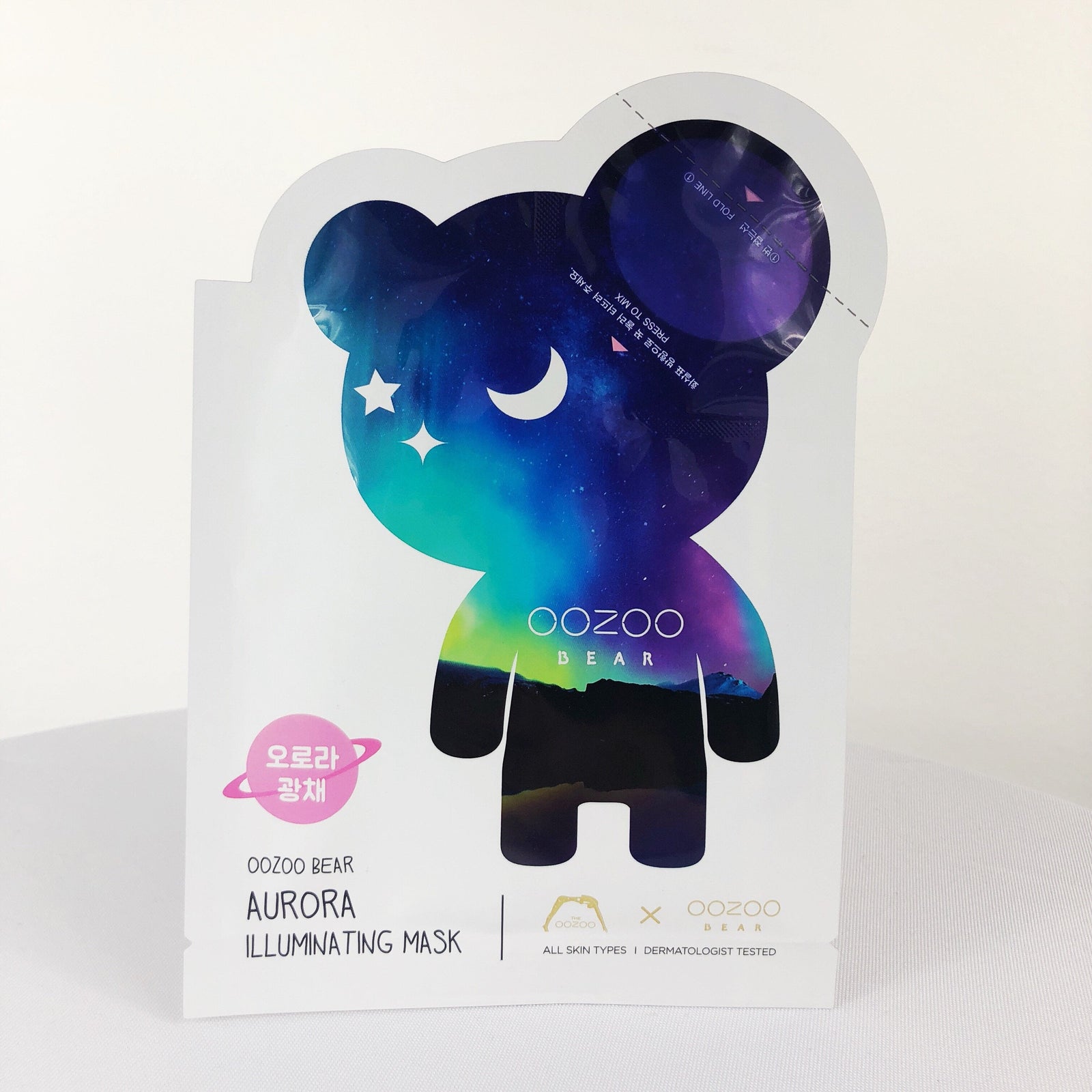 Aurora Bear Sheet Mask - Sparkle Rock Pop