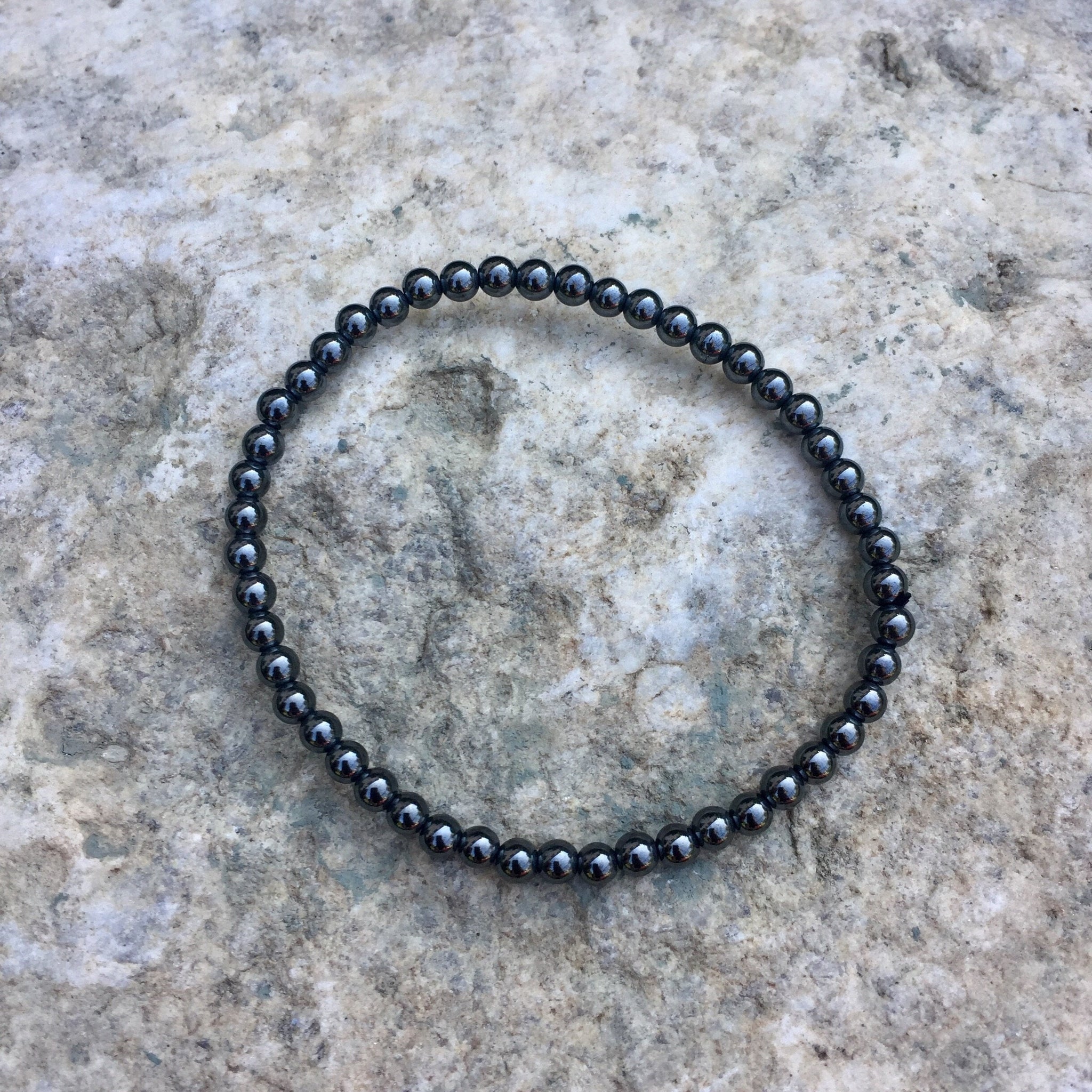 Magnetic Hematite BraceletDefault Title | Hematite bracelet, Hematite bead  bracelet, Crystal bracelets