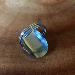 Hematite Crystal Ring - Sparkle Rock Pop