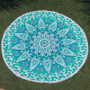 Mandala Tapestry - Flower Power - Sparkle Rock Pop