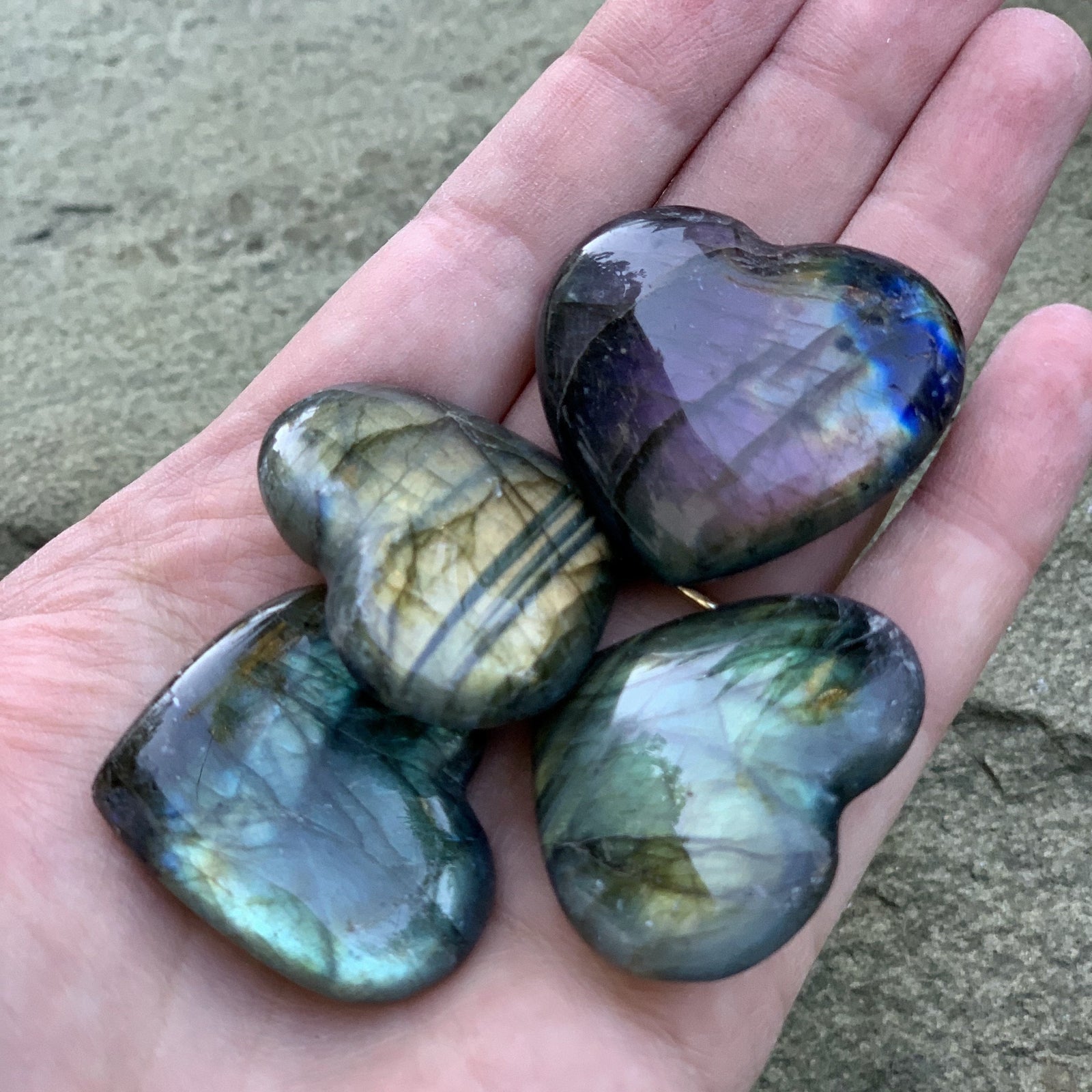 Labradorite Heart - Sparkle Rock Pop
