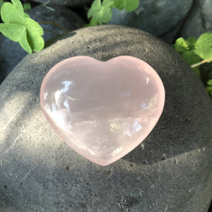 Rose Quartz Heart - Sparkle Rock Pop